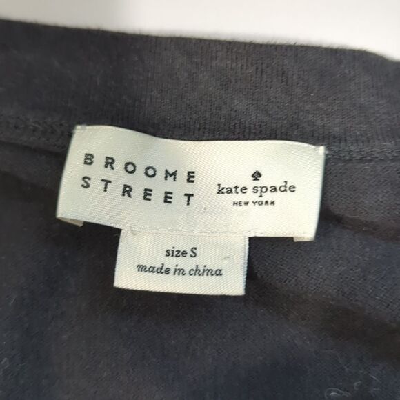 Kate Spade Sweater Womens Small Black Open Front Cardigan - Picture 5 of 8